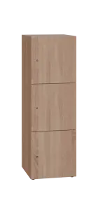 DOMINIT 33 úložná skříň 3-boxová, 1367x450x400 mm, dub bardolino